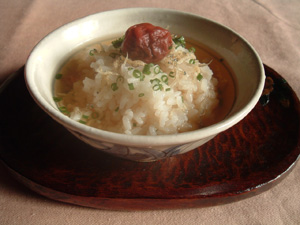 しらす梅茶漬け